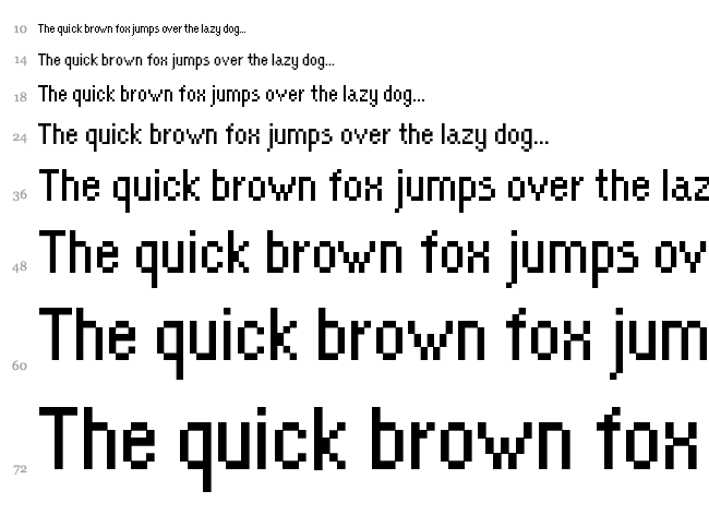 Orange Kid font waterfall